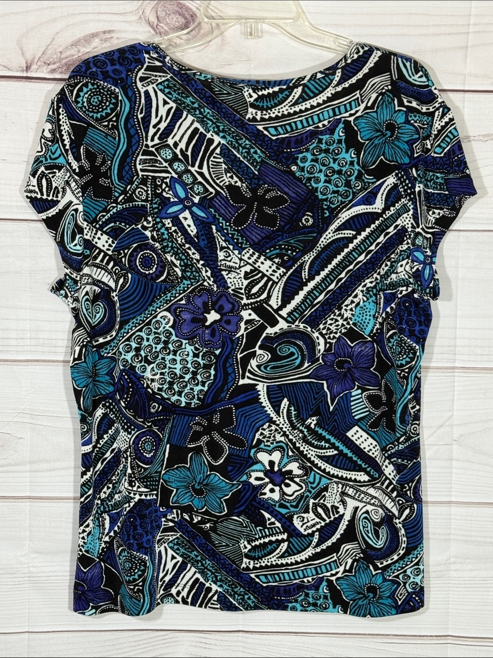 Chico's Women's Mixed-Print Tank & Short-Sleeve Tops Size XL/16/Chico’s 3 - Picture 7 of 10